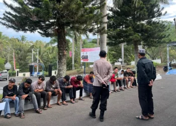 Polres Tanah Datar Amankan 19 Remaja Terkait Tawuran di Sungayang