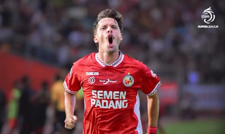 Felipe Chaby Cetak Gol Tendangan Bebas Spektakuler, Masuk Goal of The Week #2 (Dok: Semen Padang FC)