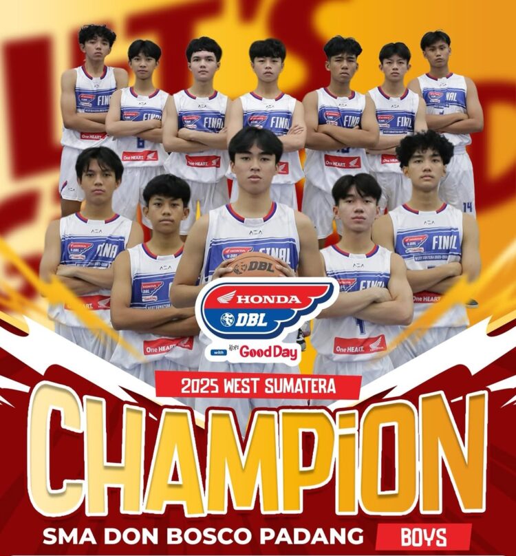 SMA Don Bosco Raih Juara Honda DBL 2025 West Sumatera (Dok: DBL)