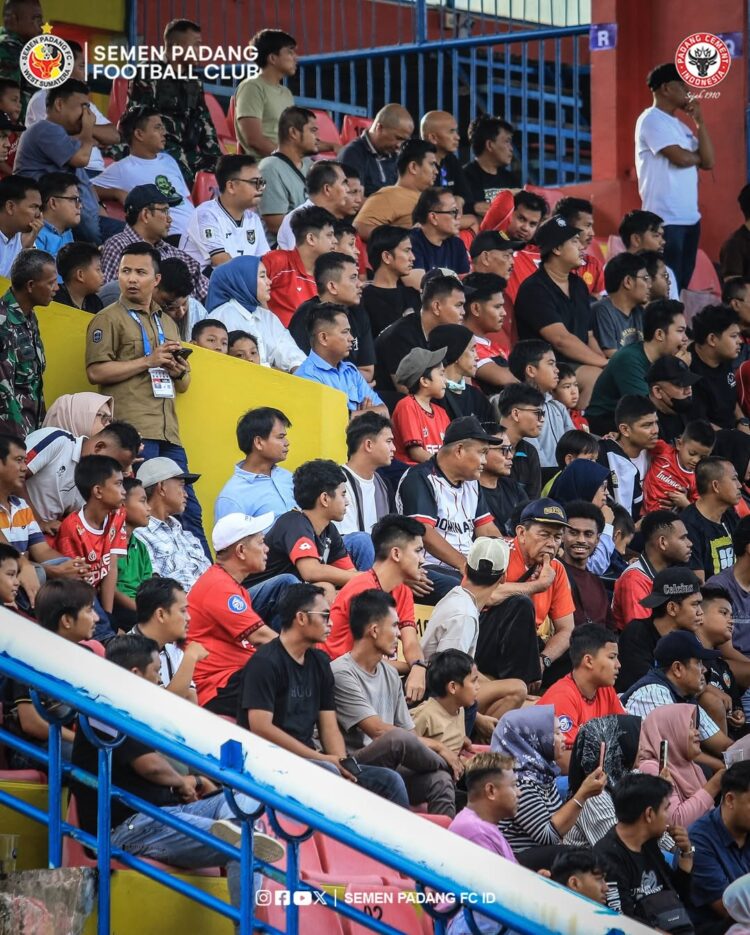 Foto: Postingan IG @semenpadanagfcid, Euforia sorakan dan dukungan yang membawa kemenangan di GHAS, Lai adoh sanak disitu?