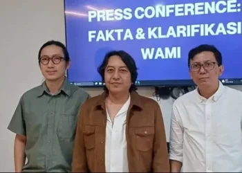 Presiden Direktur WAMI Adi Adrian dalam jumpa pers di kantor WAMI, L’Avenue Office & Residence, Pancoran, Jakarta Selatan, Selasa (19/8/2025)
© Kompas.com