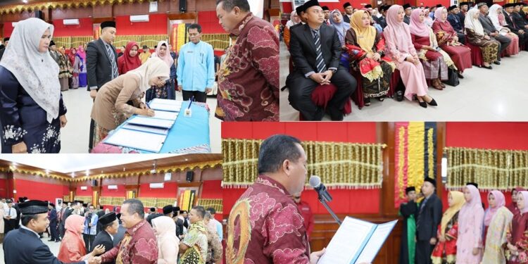 Wali Kota Pariaman Yota Balad Lantik 104 Pejabat (Dok: Kominfo Kota Pariaman)