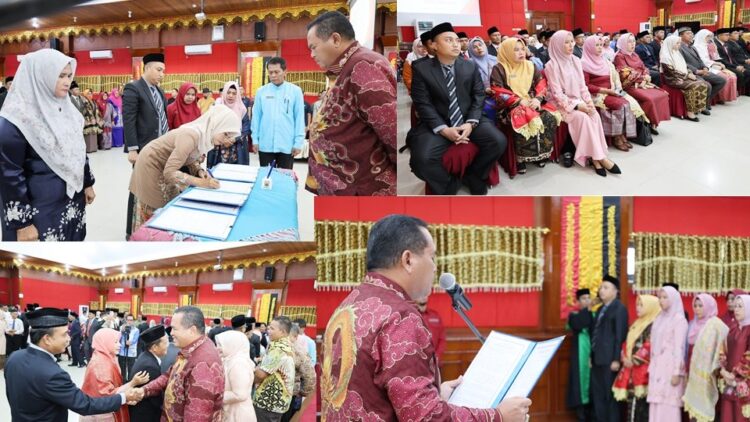 Wali Kota Pariaman Yota Balad Lantik 104 Pejabat (Dok: Kominfo Kota Pariaman)