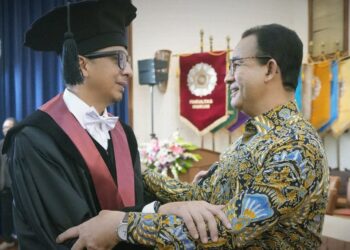 Anies Baswedan Ucapkan Selamat atas Pengukuhan Prof Zainal Arifin Mochtar sebagai Guru Besar Hukum UGM