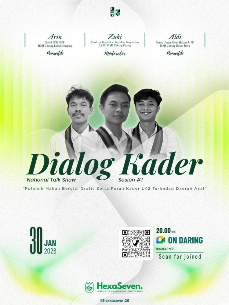 Poster Diskusi Kader : Talkshow Nasional