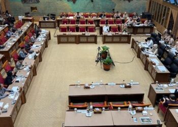 Dalam rapat bersama Komisi X DPR, Mendikdasmen Abdul Mu'ti menjelaskan progres pembelajaran di Sumut dan Sumbar sudah berlangsung 100 persen walaupun belum optimal. (Dok. detikcom)