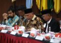 Gubernur Sumbar hadiri Rakor Satgas Percepatan Rehabilitasi dan Rekonstruksi Pascabencana Wilayah Sumatera yang digelar Kemendagri di Gedung Sasana Bhakti Praja, Jakarta, Kamis (15/1/2026).