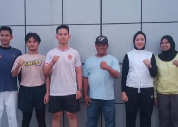 Atlet Hapkido Payakumbuh yang akan bertanding pada pagelaran Porprov Sumbar 2026. (Foto: Irfan/Padeks)